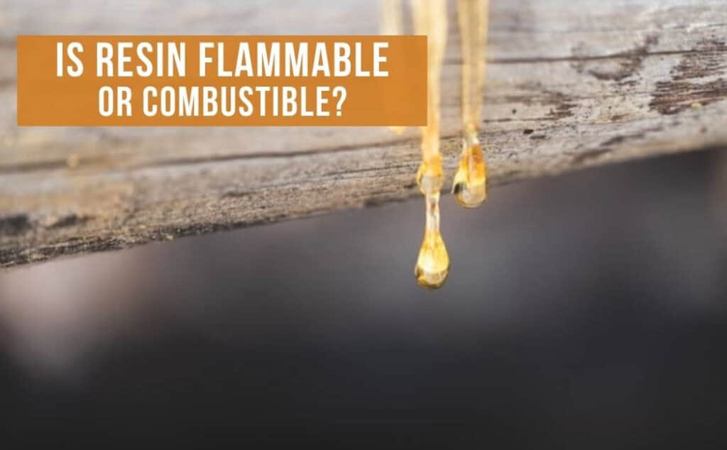 is resin flammable