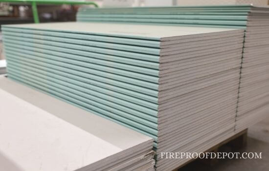 How much heat can drywall take