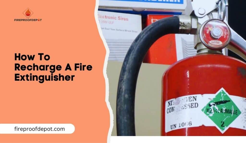 How to recharge a fire extinguisher