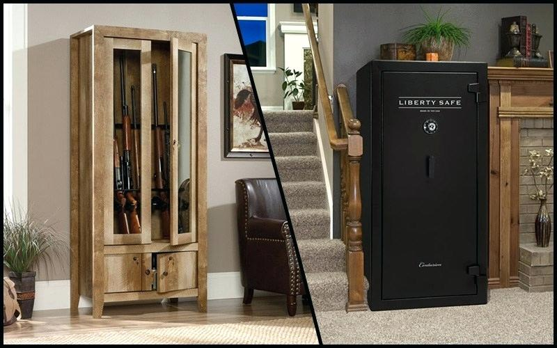 Gun safe vs Gun cabinet