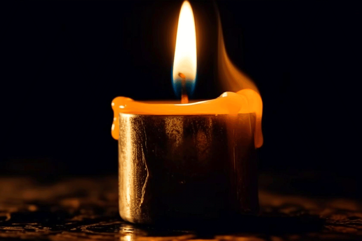 Flammable candle wax